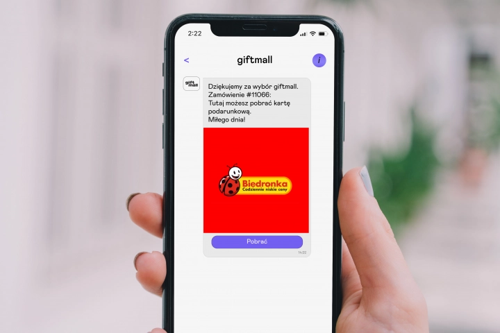 Karta podarunkowa Biedronka