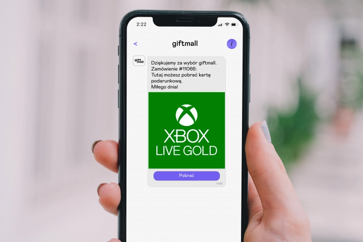 Karta podarunkowa Xbox LIVE GOLD