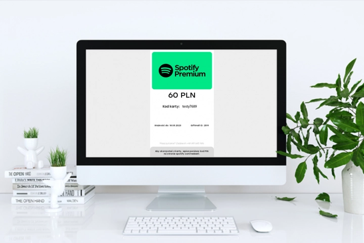 Karta podarunkowa Spotify Premium