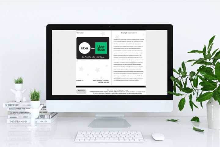 Uber&Uber Eats gift card