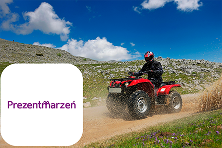 Karta podarunkowa na Jazda quadem